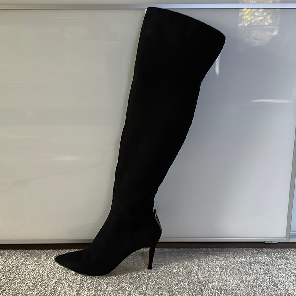 Carolina Espinosa Over-The-Knee boots “Joshua”, Black suede, size 8 M